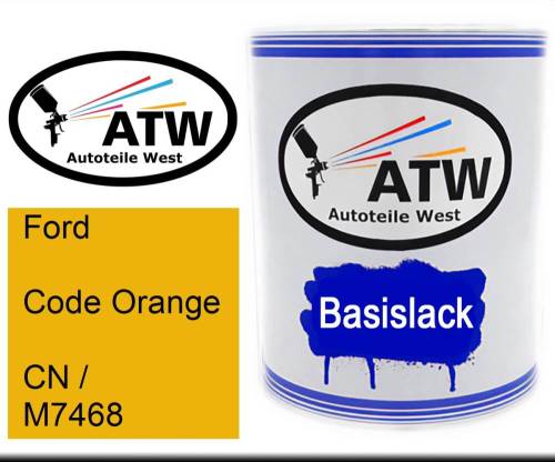 Ford, Code Orange, CN / M7468: 1L Lackdose, von ATW Autoteile West.